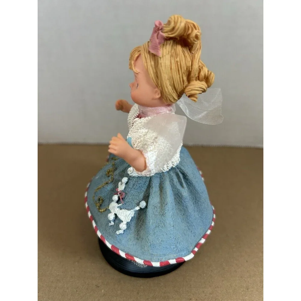 Madame Alexander 1950 Sock Hop Figurine Limited Edition 24/402 5.5” Poodle Skirt